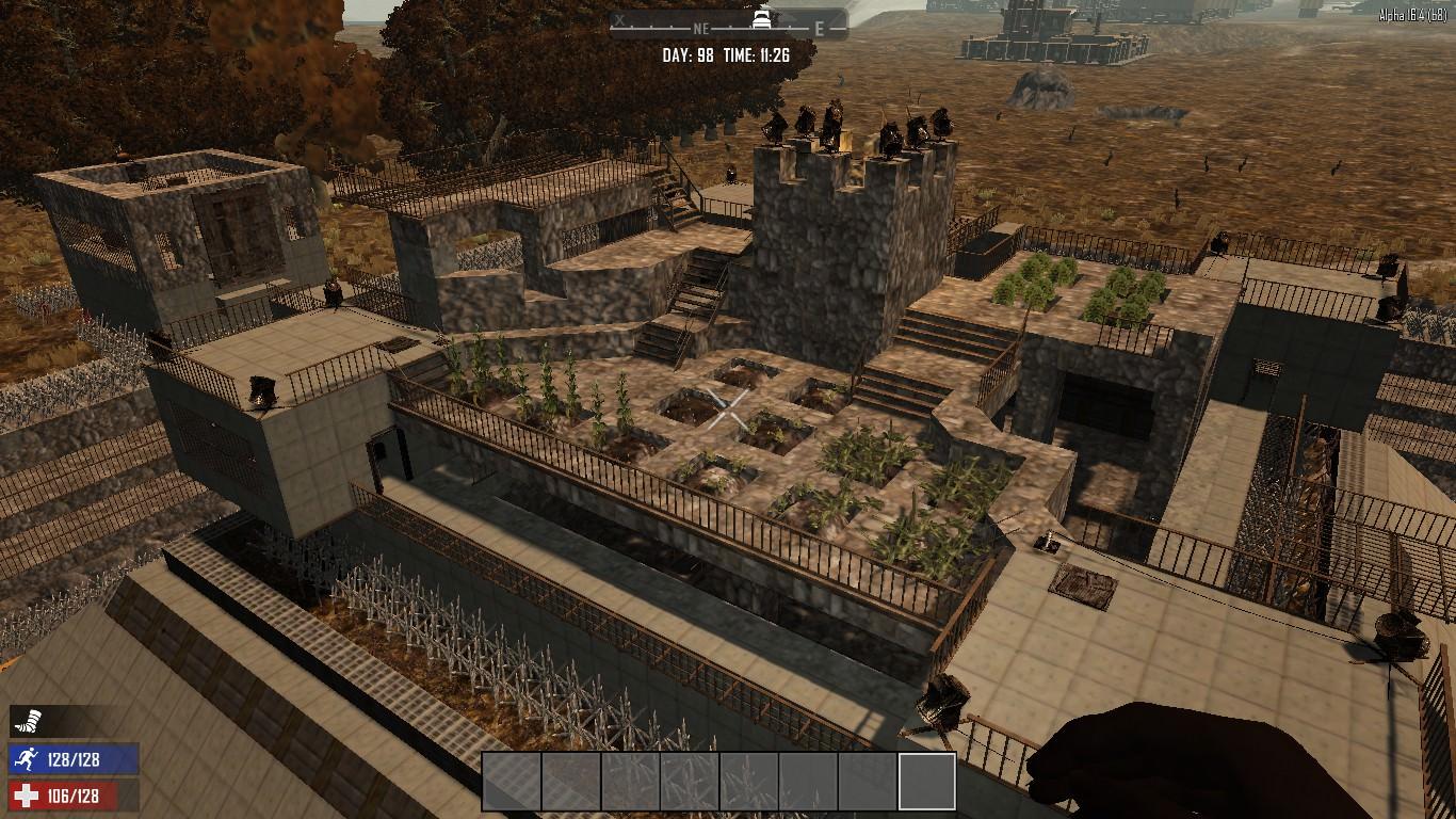 7 Days to Die fortified player base
