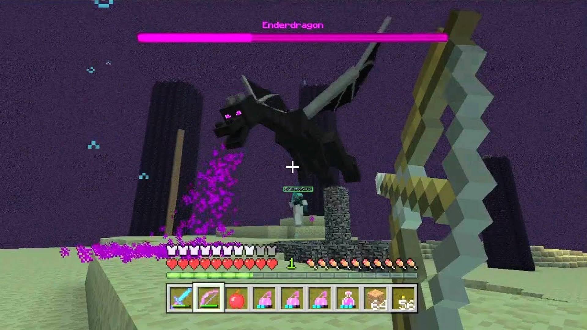 Minecraft survival gameplay