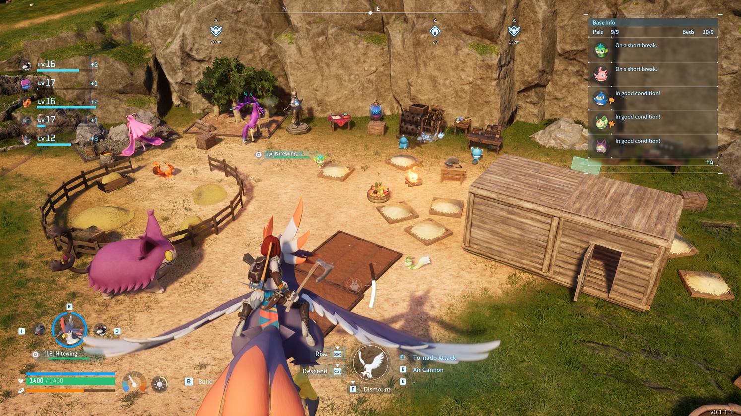 Palworld survival gameplay