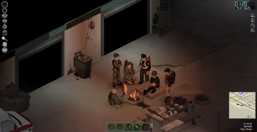 Project Zomboid multiplayer base
