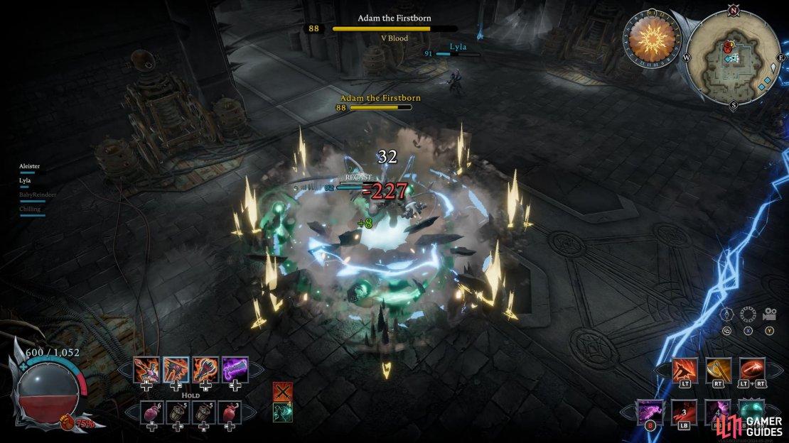V Rising boss combat