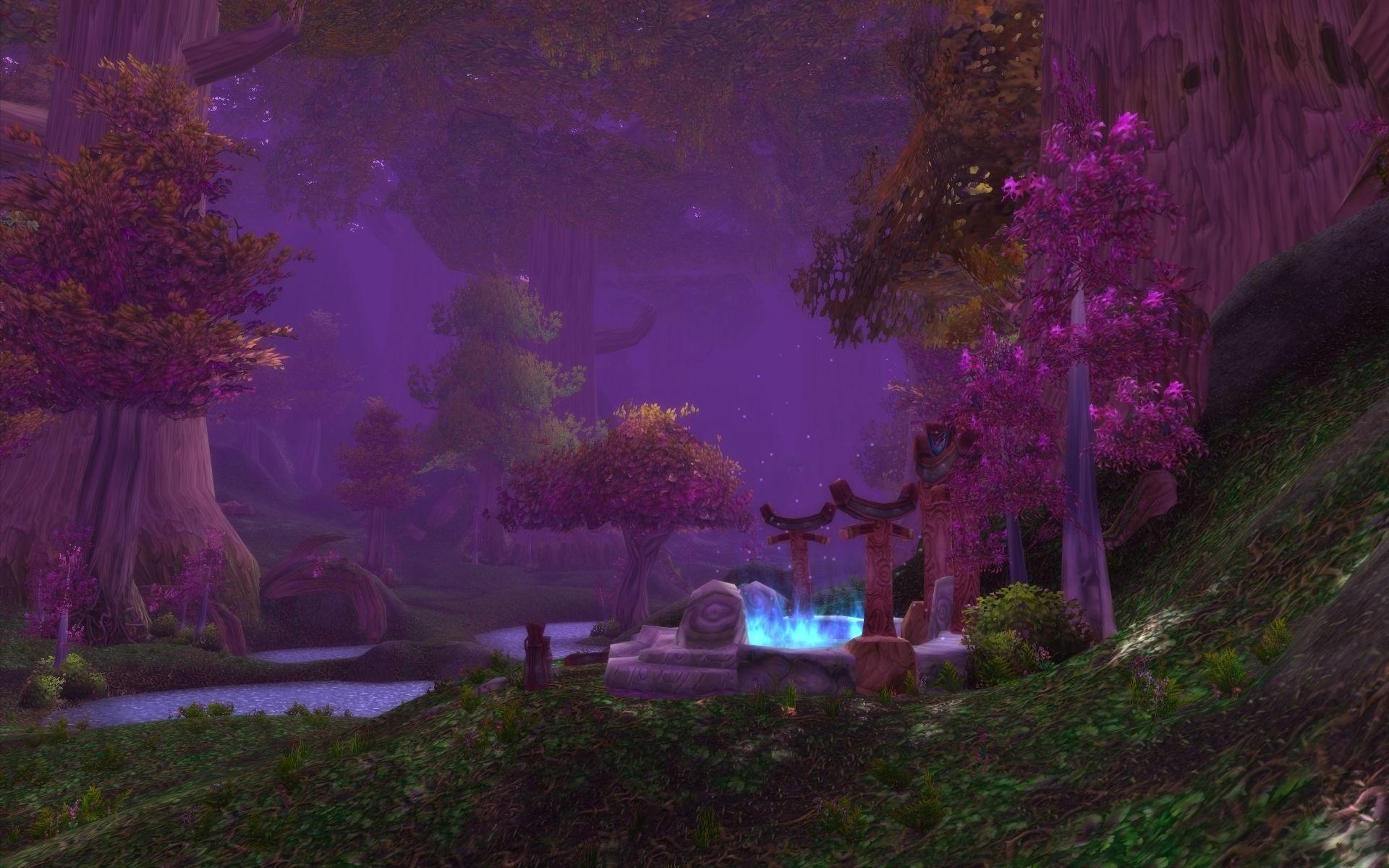 Historic World of Warcraft landscape